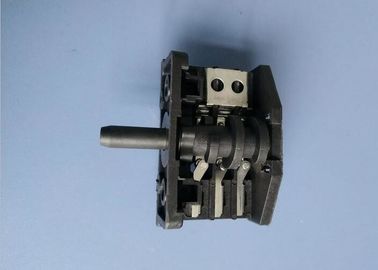 2 - 10 Multi Position Rotary Switch , Red / Black Iron Rotary Power Switch